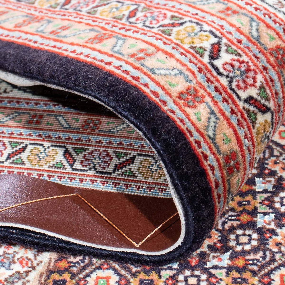 Dywan perski - Tabriz - 302 x 205 cm - ciemnoniebieski