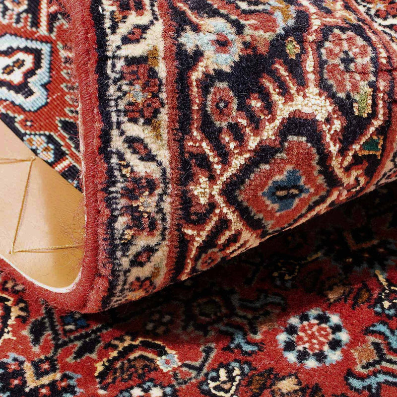 Dywan perski - Bijar - 137 x 96 cm - ciemna czerwień