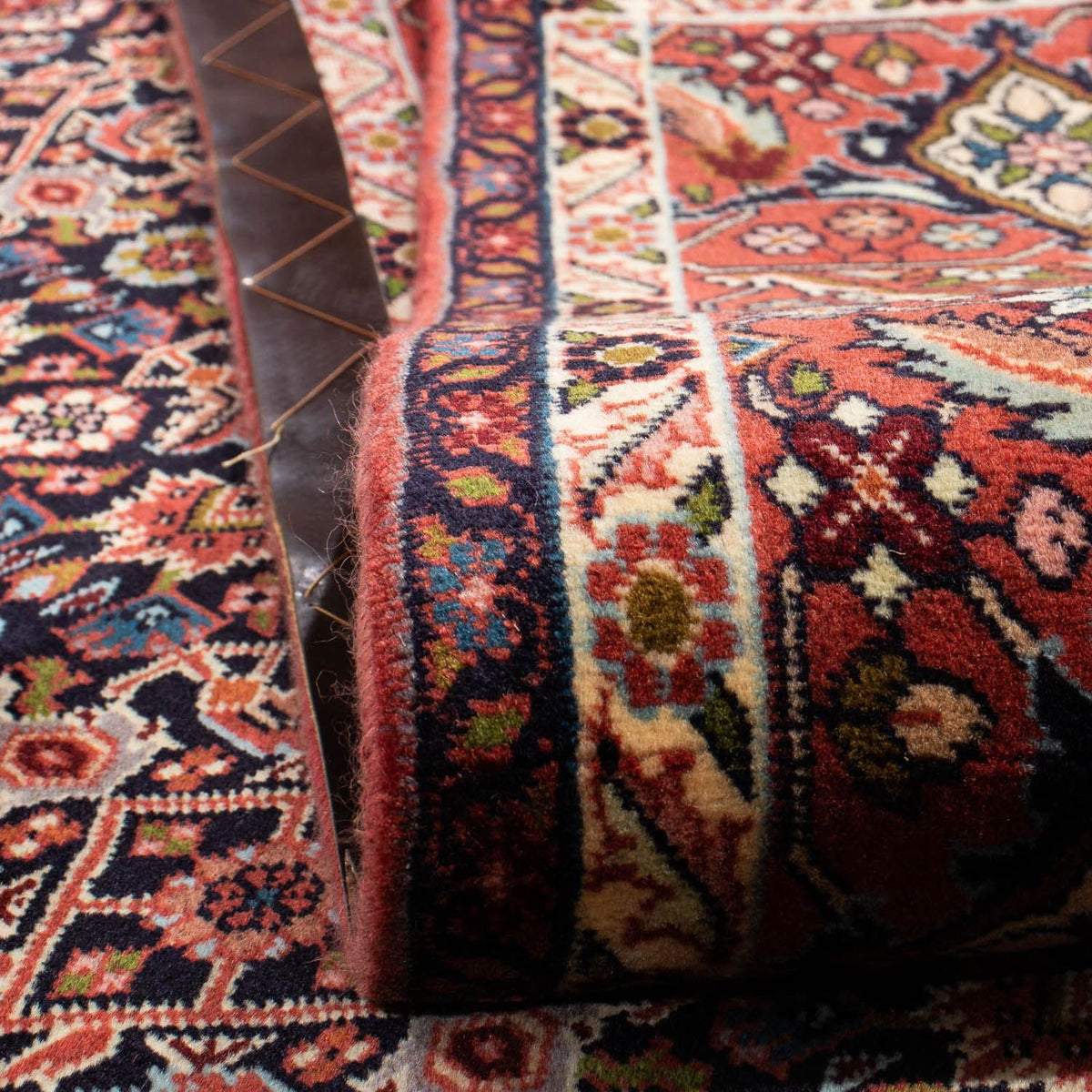 Dywan perski - Bijar - 295 x 198 cm - brązowy