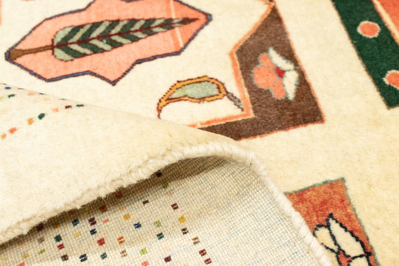 Dywan Gabbeh - Loribaft Perski - 242 x 158 cm - beżowy