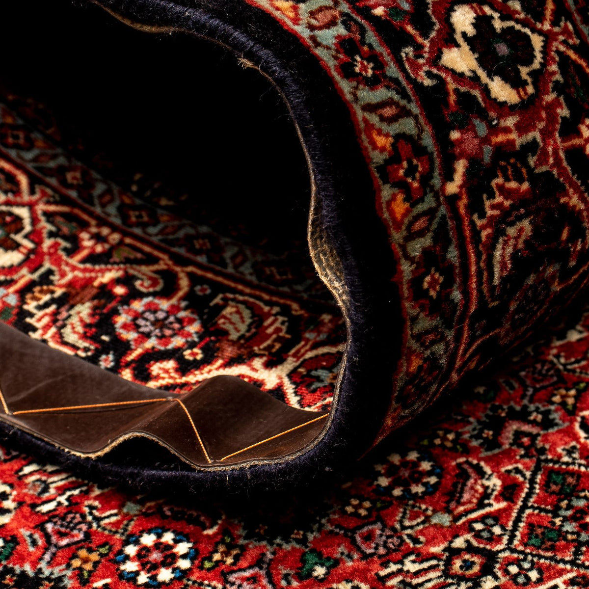 Biegacz Dywan perski - Bijar - 305 x 86 cm - wielokolorowy