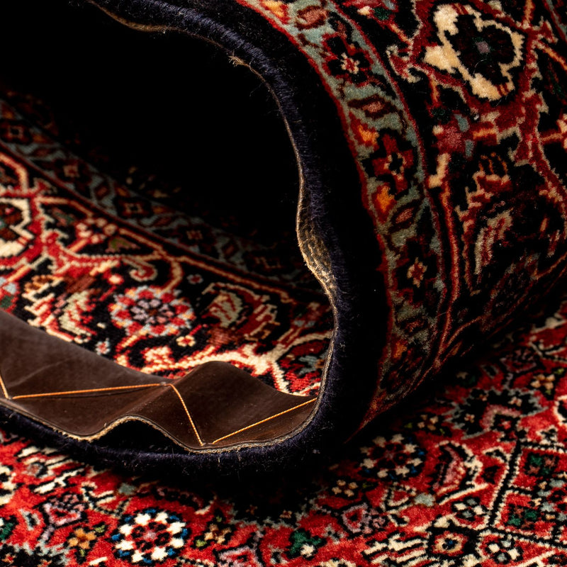 Biegacz Dywan perski - Bijar - 305 x 86 cm - wielokolorowy