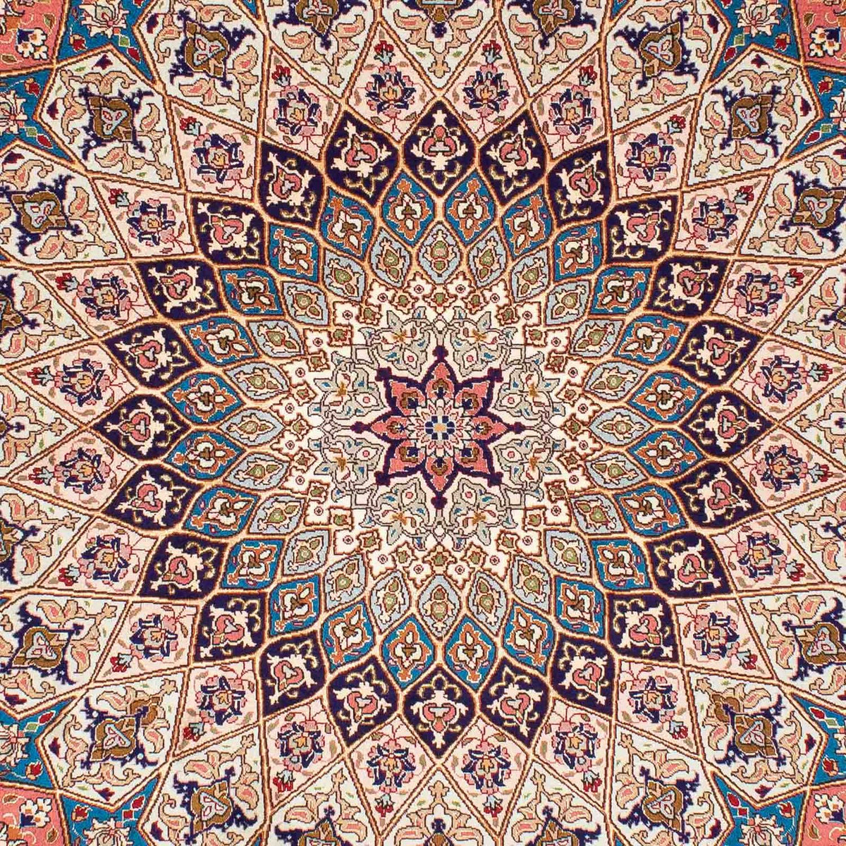 Dywan perski - Tabriz - Królewski - 242 x 168 cm - wielokolorowy