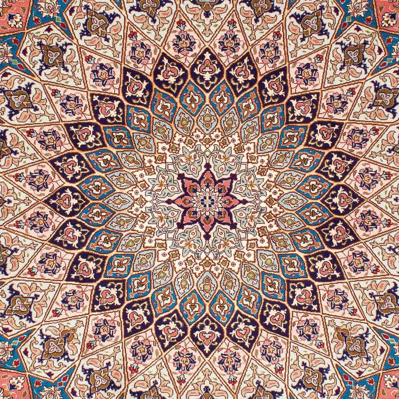 Dywan perski - Tabriz - Królewski - 242 x 168 cm - wielokolorowy