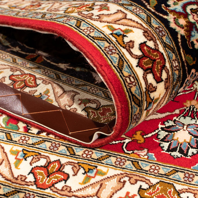 Dywan perski - Tabriz - Królewski kwadratowy  - 208 x 200 cm - czerwony