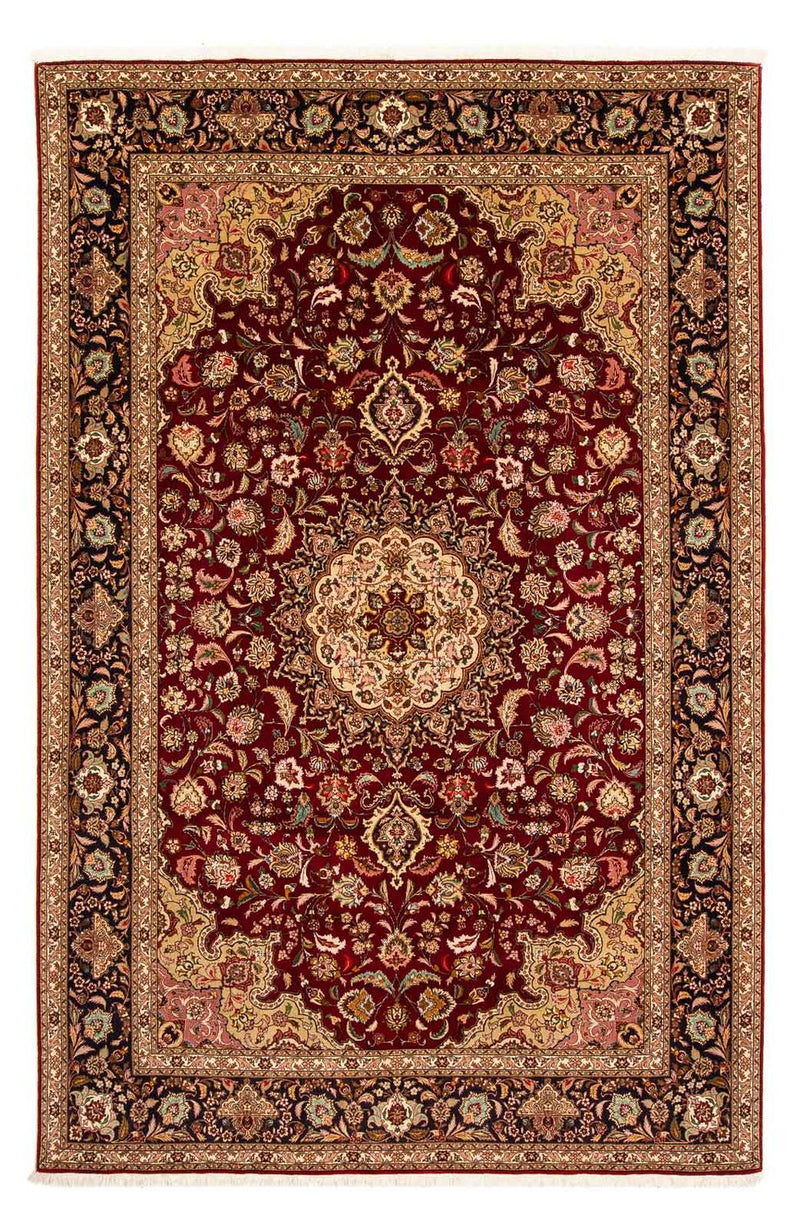 Dywan perski - Tabriz - Królewski - 310 x 202 cm - ciemna czerwień