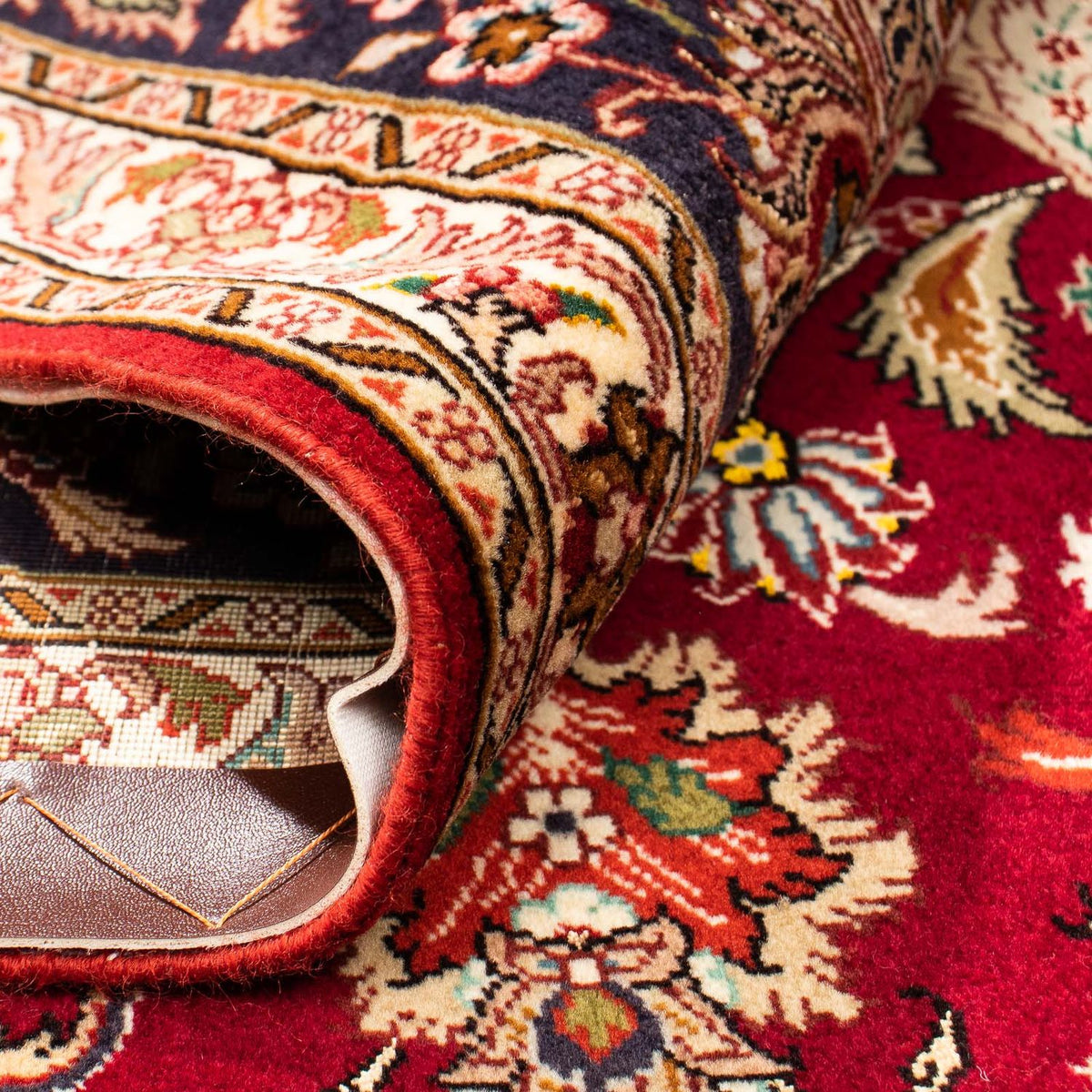 Dywan perski - Tabriz - Królewski - 310 x 202 cm - ciemna czerwień