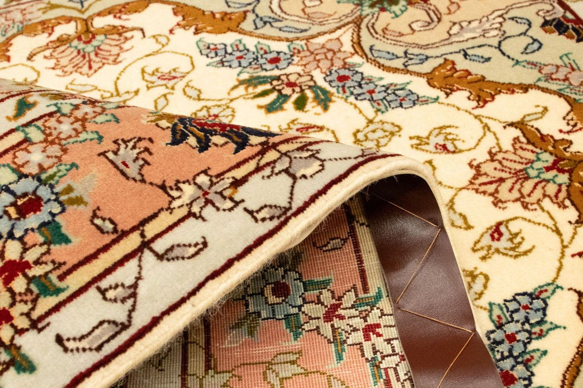 Dywan perski - Tabriz - Królewski - 152 x 100 cm - beżowy