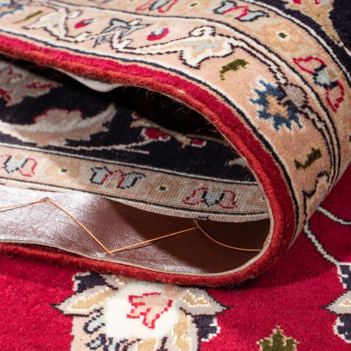 Dywan perski - Tabriz - Królewski - 207 x 154 cm - czerwony