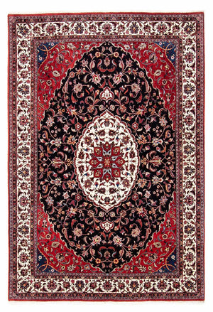 Dywan perski - Bijar - 248 x 173 cm - ciemnoniebieski