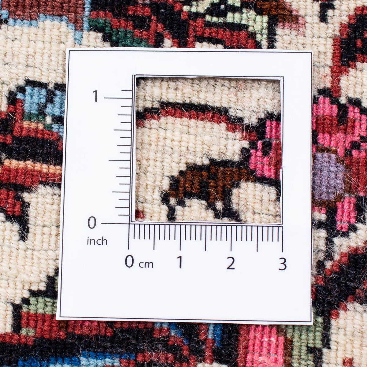 Dywan perski - Bijar - 253 x 171 cm - ciemnoniebieski