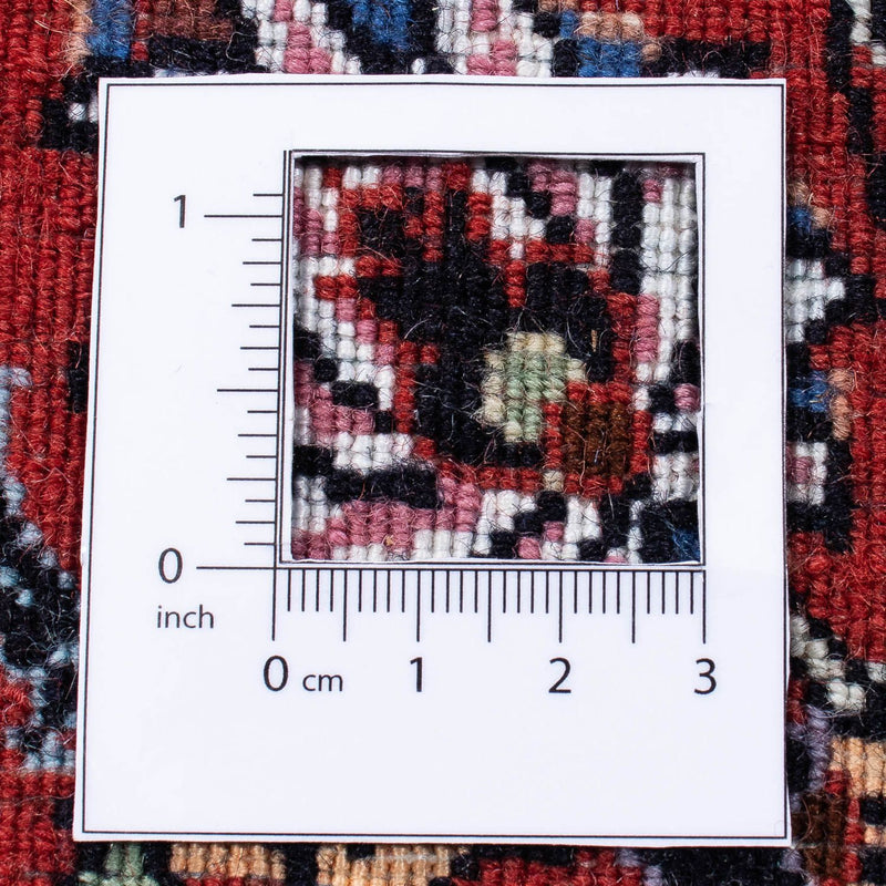 Dywan perski - Bijar - 242 x 133 cm - ciemnoniebieski