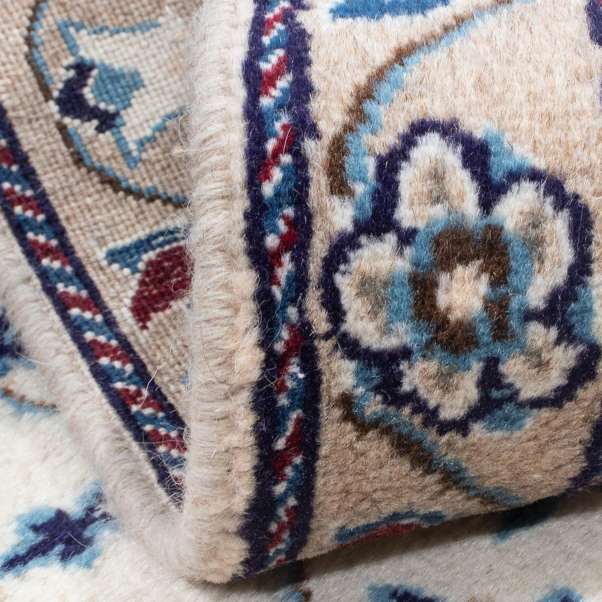 Dywan perski - Nain - 135 x 84 cm - beżowy