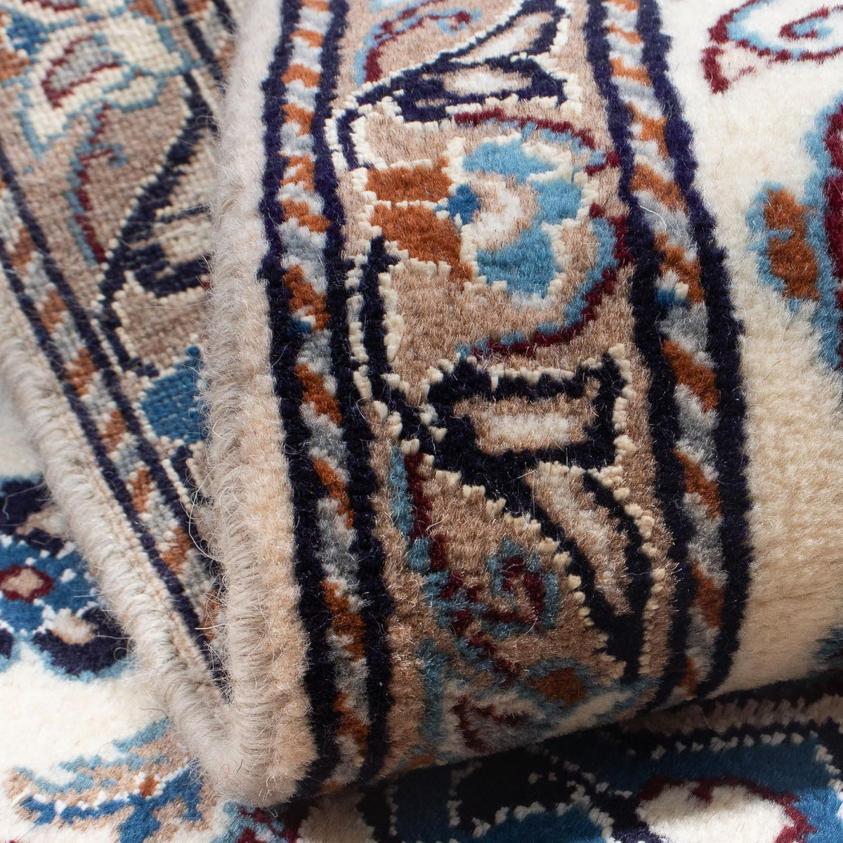 Dywan perski - Nain - 125 x 95 cm - beżowy