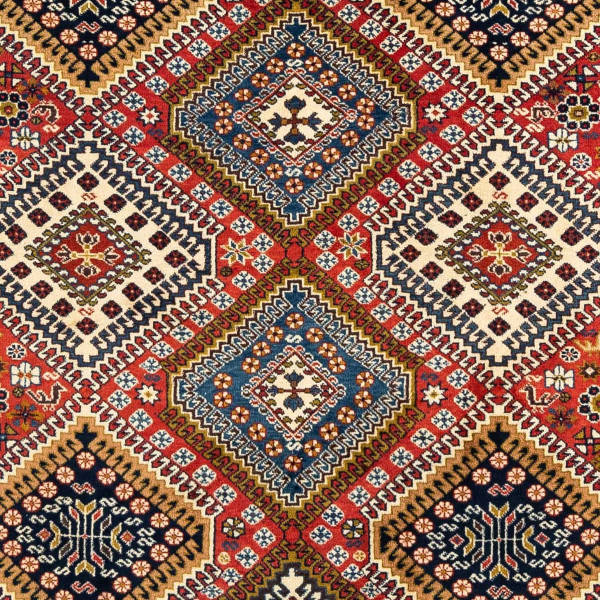 Perski dywan - Nomadyczny - 307 x 203 cm - czerwony