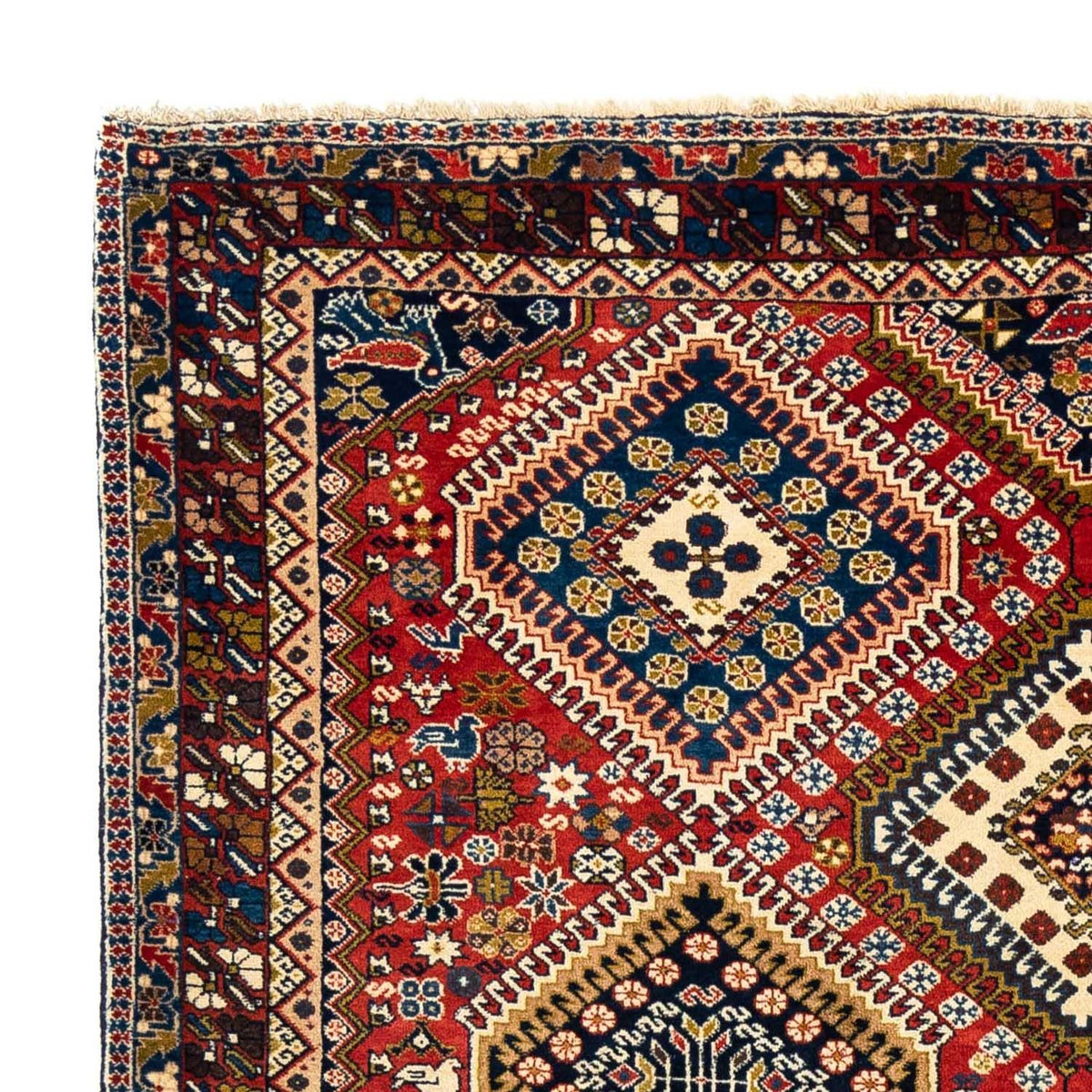 Perski dywan - Nomadyczny - 307 x 203 cm - czerwony