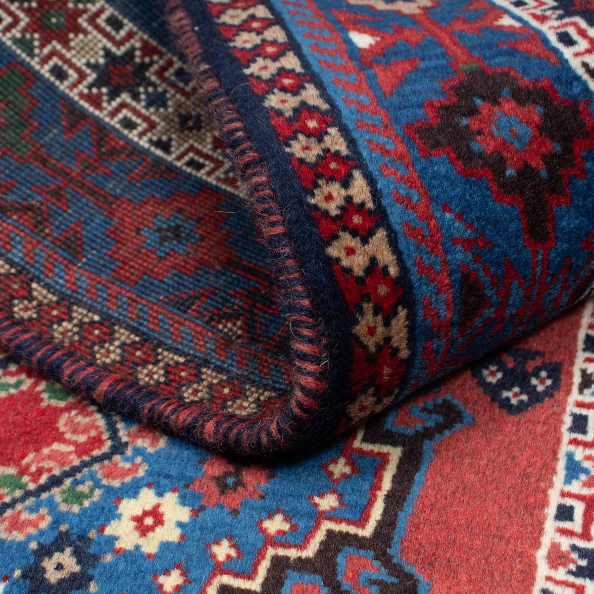 Perski dywan - Nomadyczny - 140 x 100 cm - ciemna czerwień