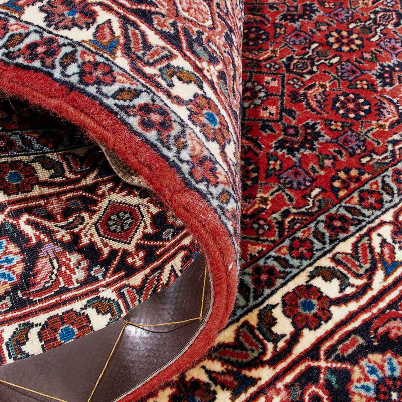 Dywan perski - Bijar kwadratowy  - 126 x 124 cm - czerwony