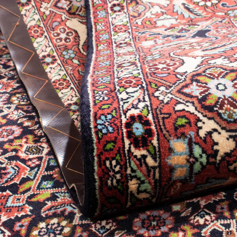 Dywan perski - Bijar - 248 x 173 cm - ciemnoniebieski