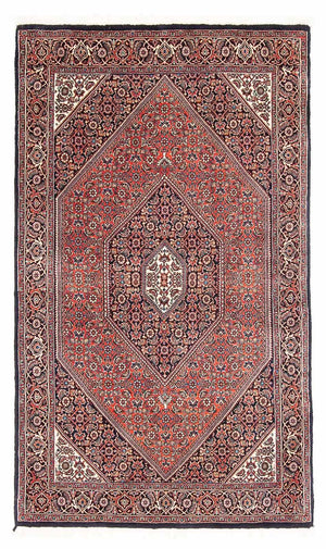 Biegacz Dywan perski - Bijar - 178 x 107 cm - czerwony