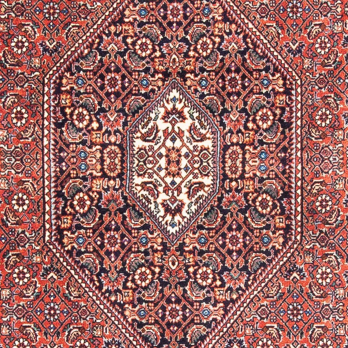 Biegacz Dywan perski - Bijar - 178 x 107 cm - czerwony