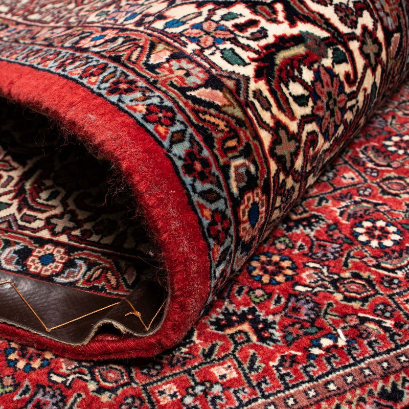 Dywan perski - Bijar - 255 x 202 cm - ciemna czerwień