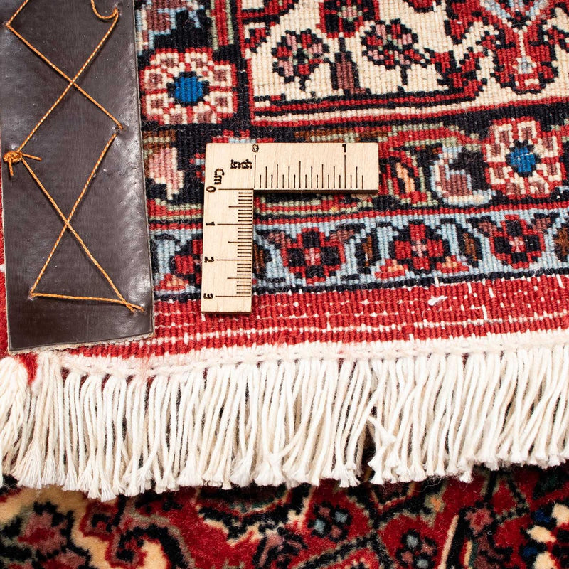 Dywan perski - Bijar - 255 x 202 cm - ciemna czerwień