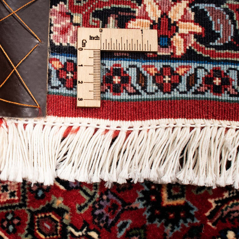 Dywan perski - Bijar - 252 x 205 cm - ciemna czerwień