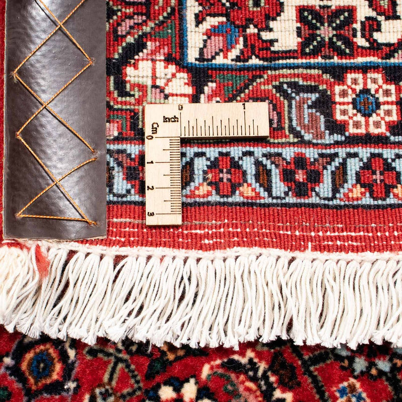 Dywan perski - Bijar - 252 x 203 cm - ciemna czerwień