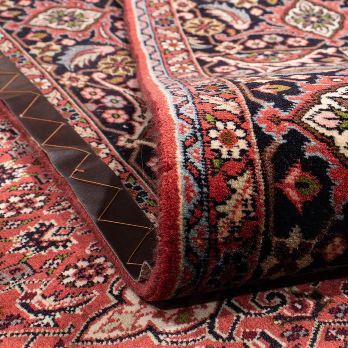 Dywan perski - Bijar - 343 x 250 cm - ciemna czerwień