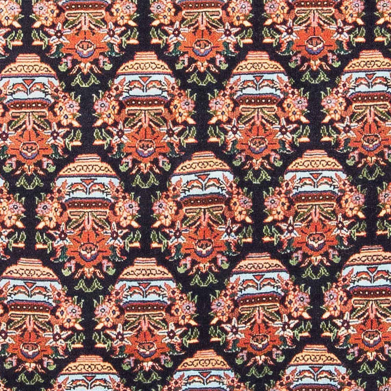 Dywan perski - Bijar - 125 x 82 cm - ciemnoniebieski