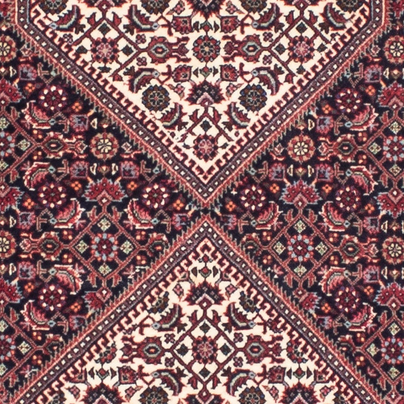 Biegacz Dywan perski - Bijar - 289 x 83 cm - ciemnoniebieski