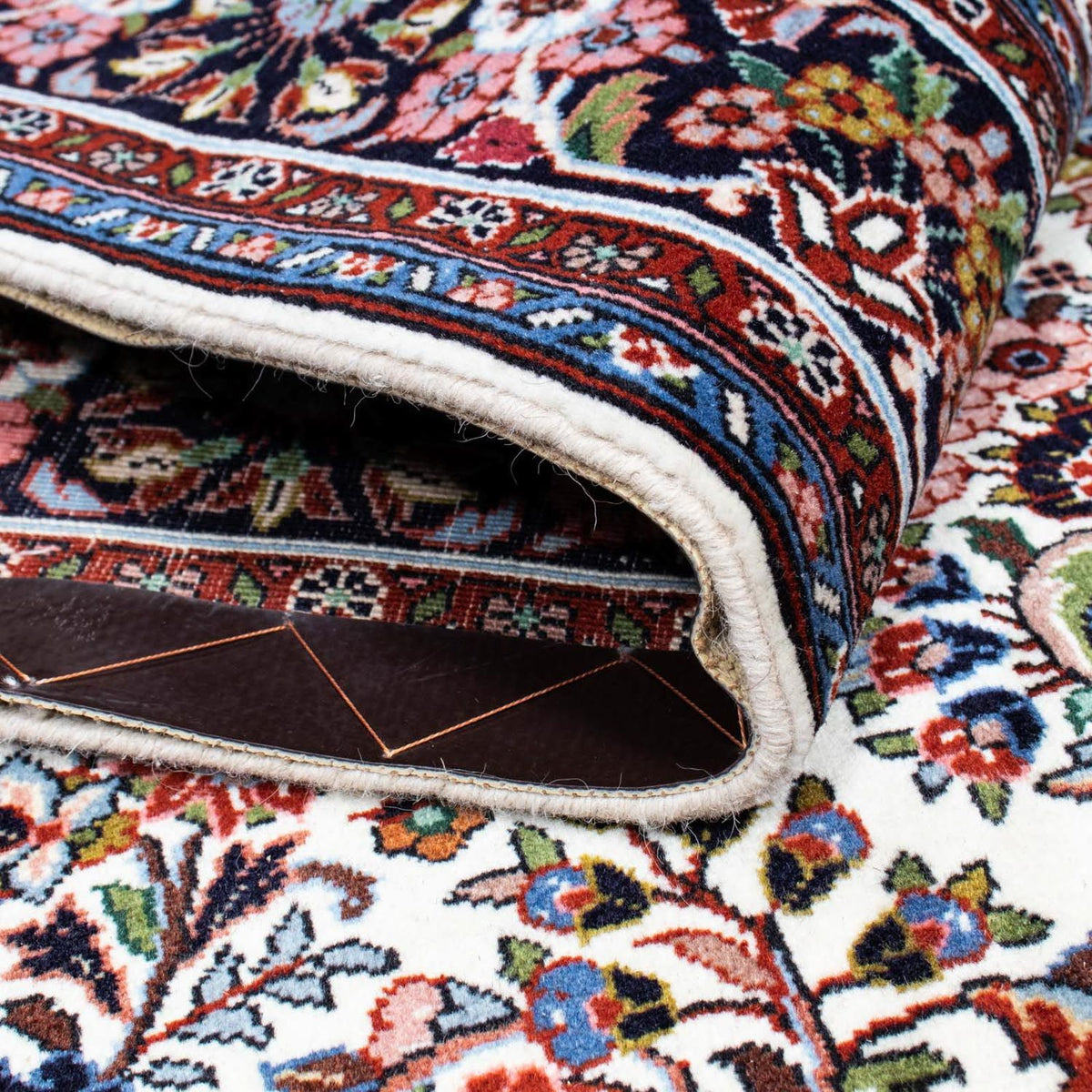 Dywan perski - Bijar - 208 x 133 cm - beżowy