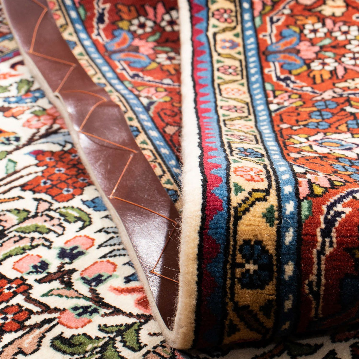 Dywan perski - Bijar - 220 x 139 cm - beżowy