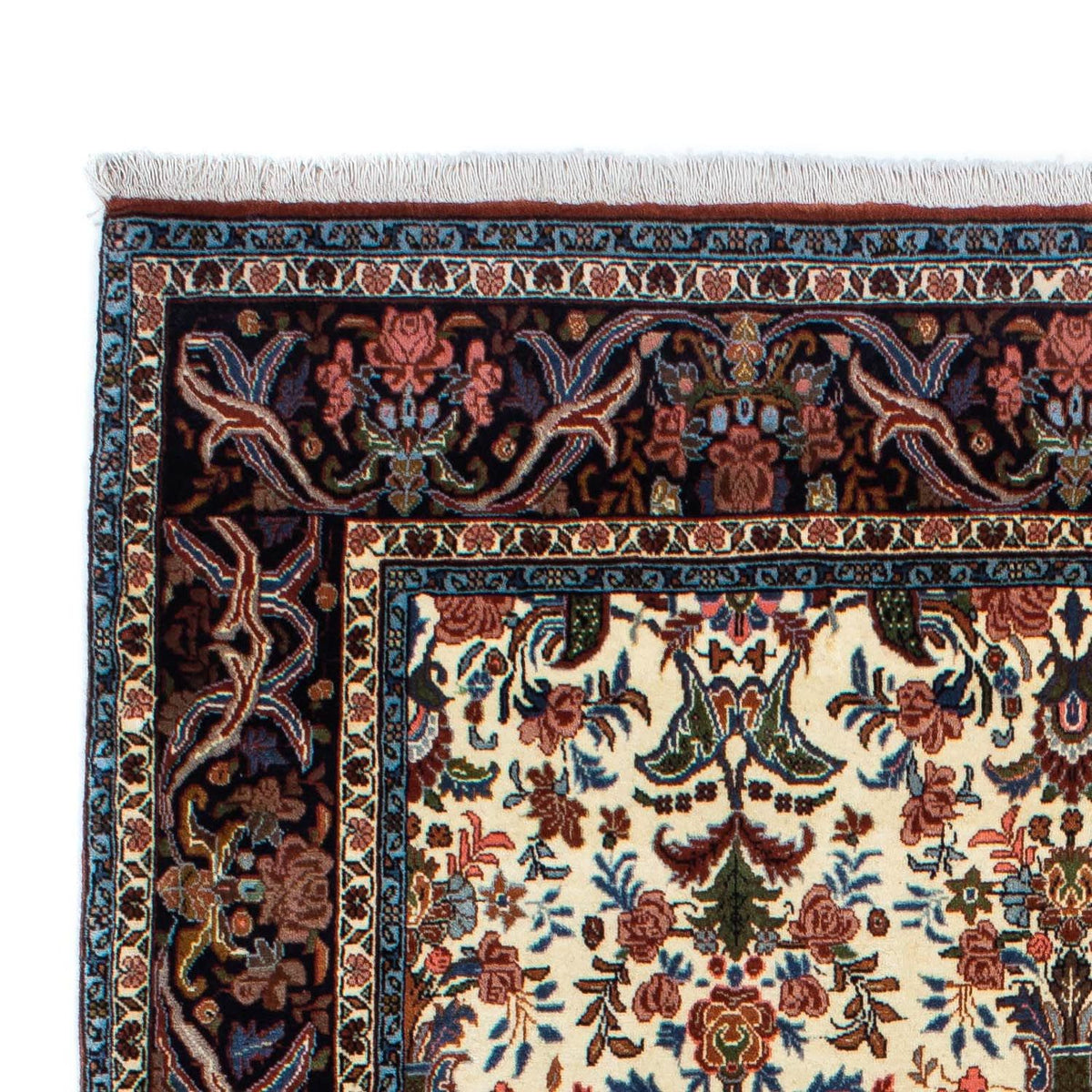 Dywan perski - Bijar - 243 x 135 cm - beżowy