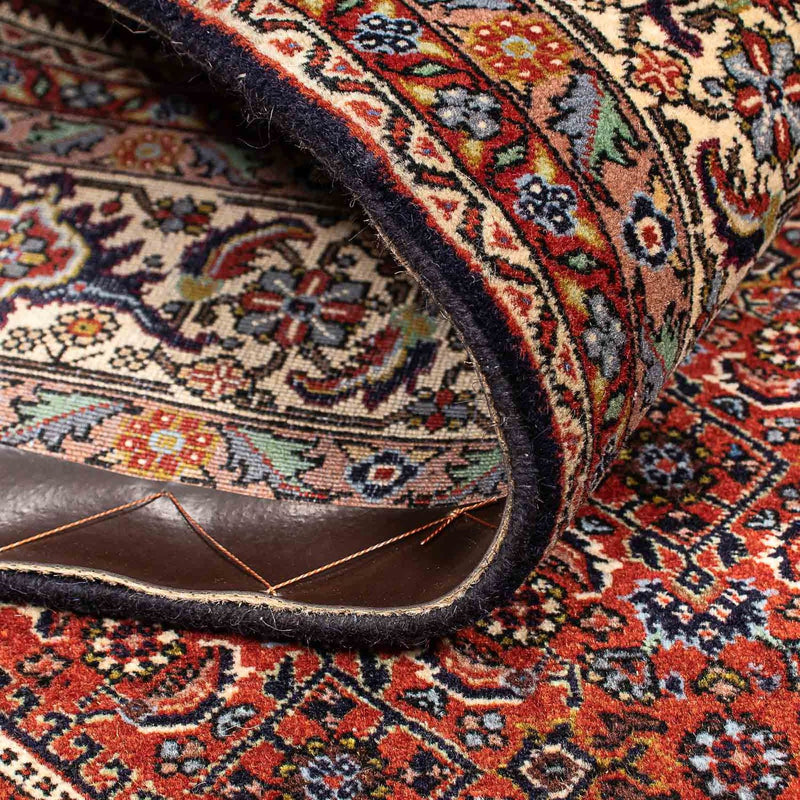 Dywan perski - Bijar - 205 x 139 cm - ciemna czerwień