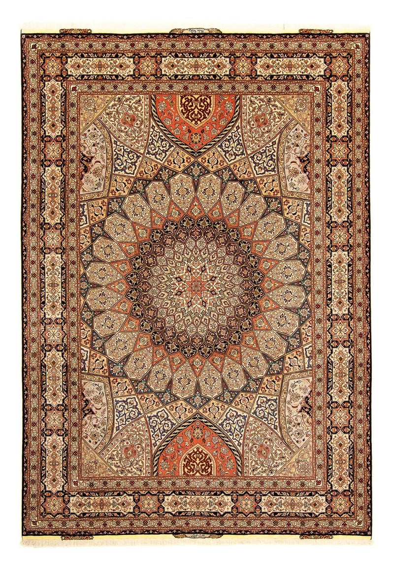 Dywan perski - Tabriz - Królewski - 343 x 250 cm - wielokolorowy