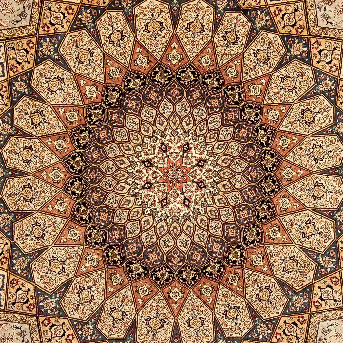 Dywan perski - Tabriz - Królewski - 343 x 250 cm - wielokolorowy
