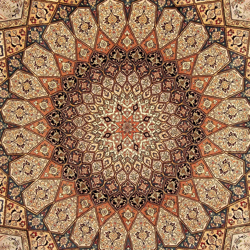 Dywan perski - Tabriz - Królewski - 343 x 250 cm - wielokolorowy