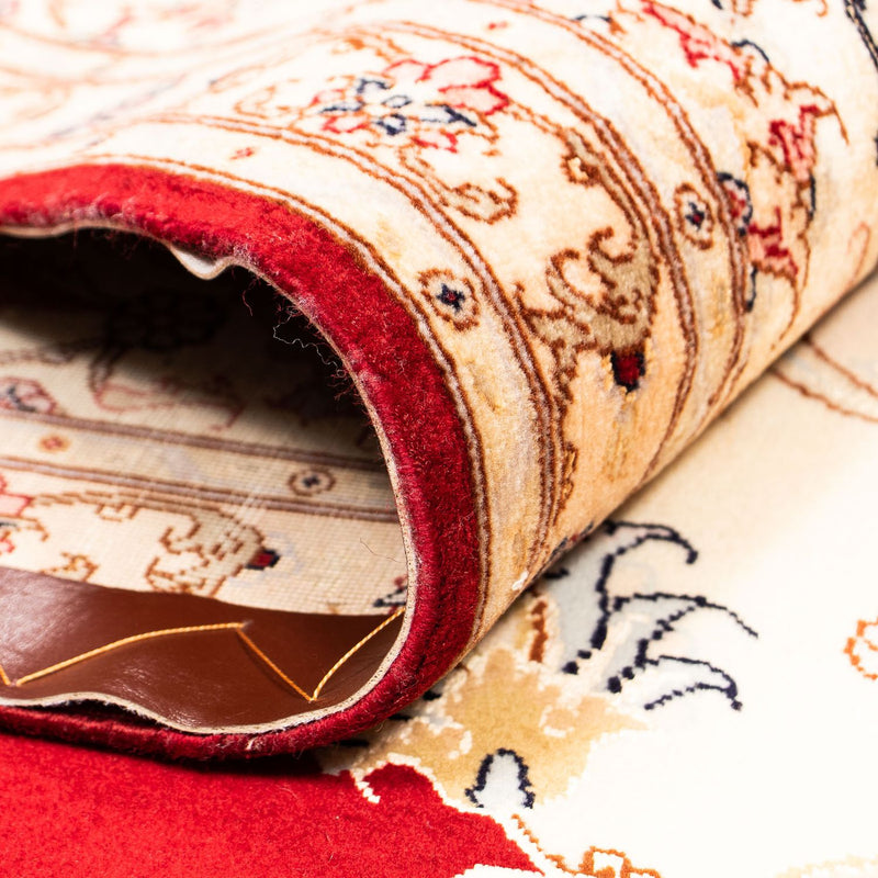 Dywan perski - Tabriz - Królewski - 402 x 298 cm - ciemna czerwień