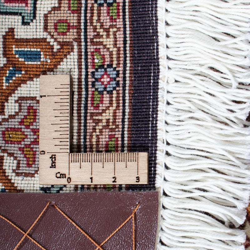 Dywan perski - Tabriz - Królewski kwadratowy  - 253 x 251 cm - jasnobrązowy