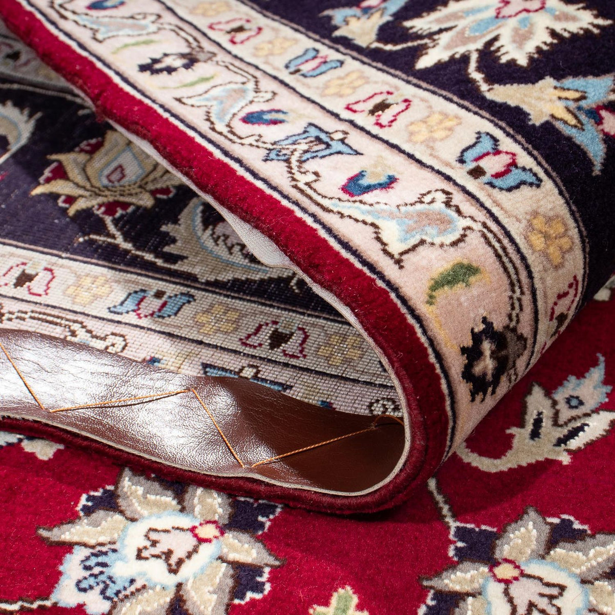 Dywan perski - Tabriz - Królewski - 207 x 155 cm - ciemna czerwień