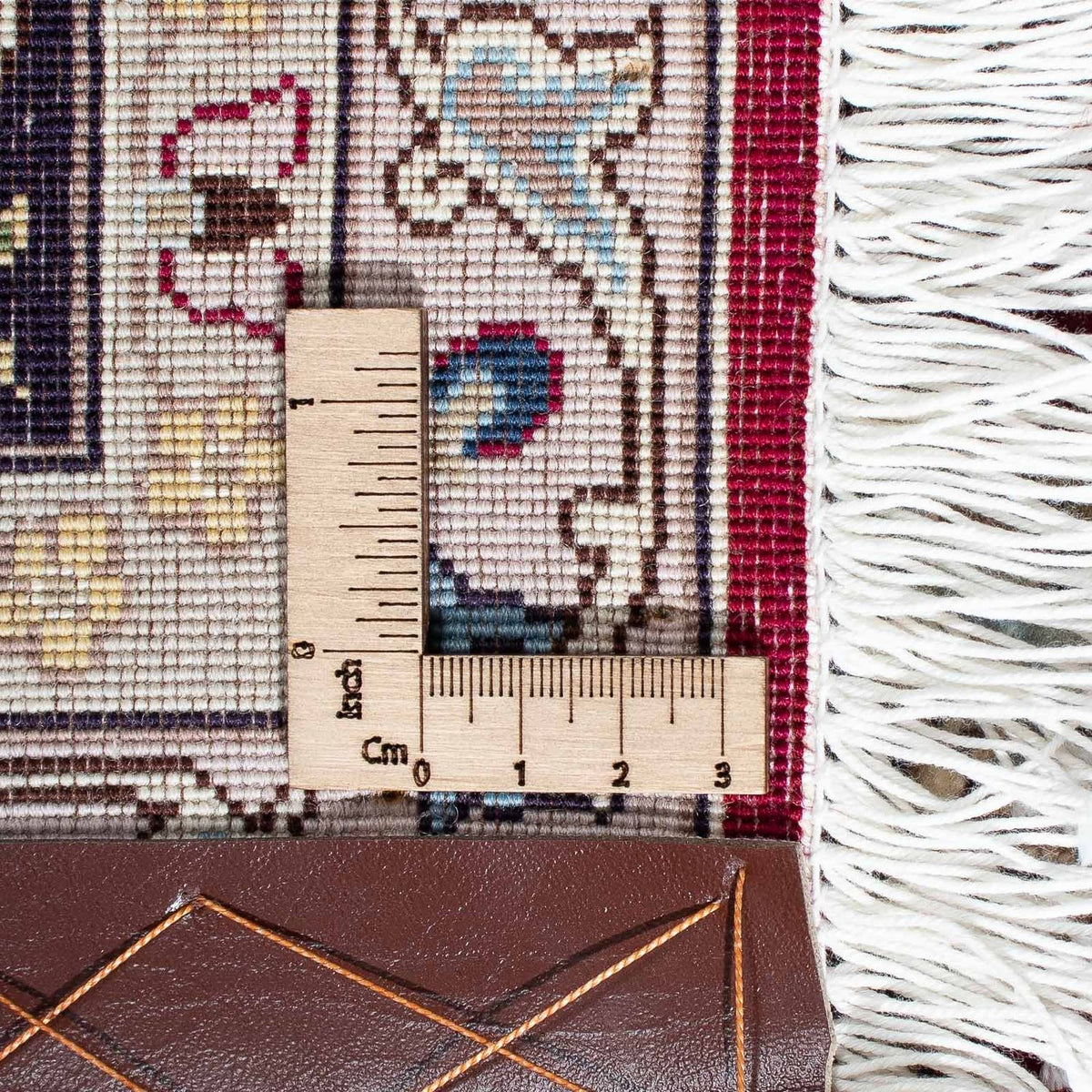 Dywan perski - Tabriz - Królewski - 207 x 155 cm - ciemna czerwień