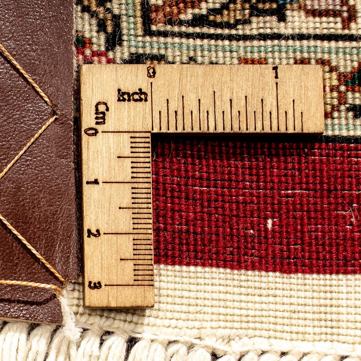 Dywan perski - Tabriz - Królewski - 348 x 252 cm - ciemna czerwień