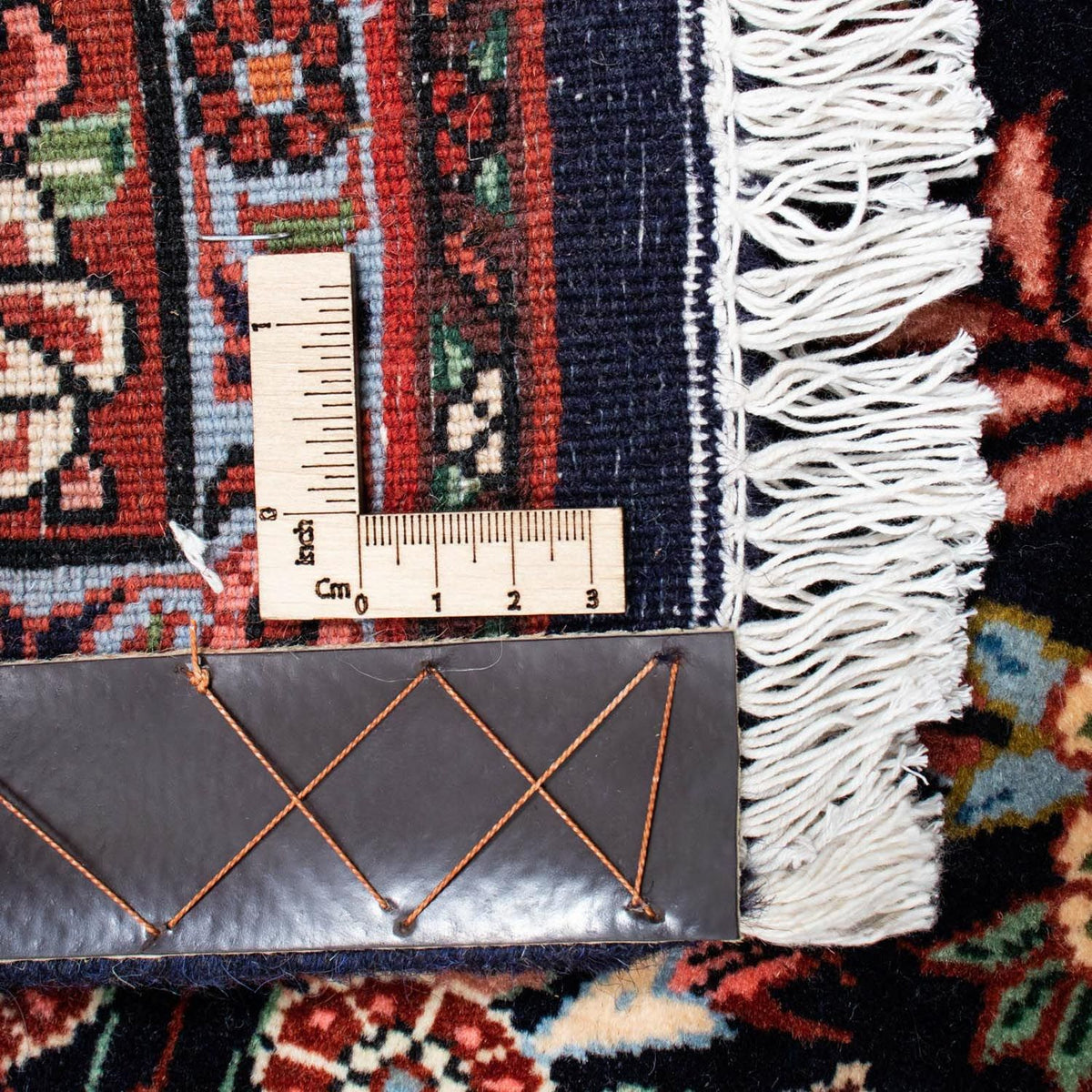 Dywan perski - Bijar - 210 x 133 cm - ciemnoniebieski