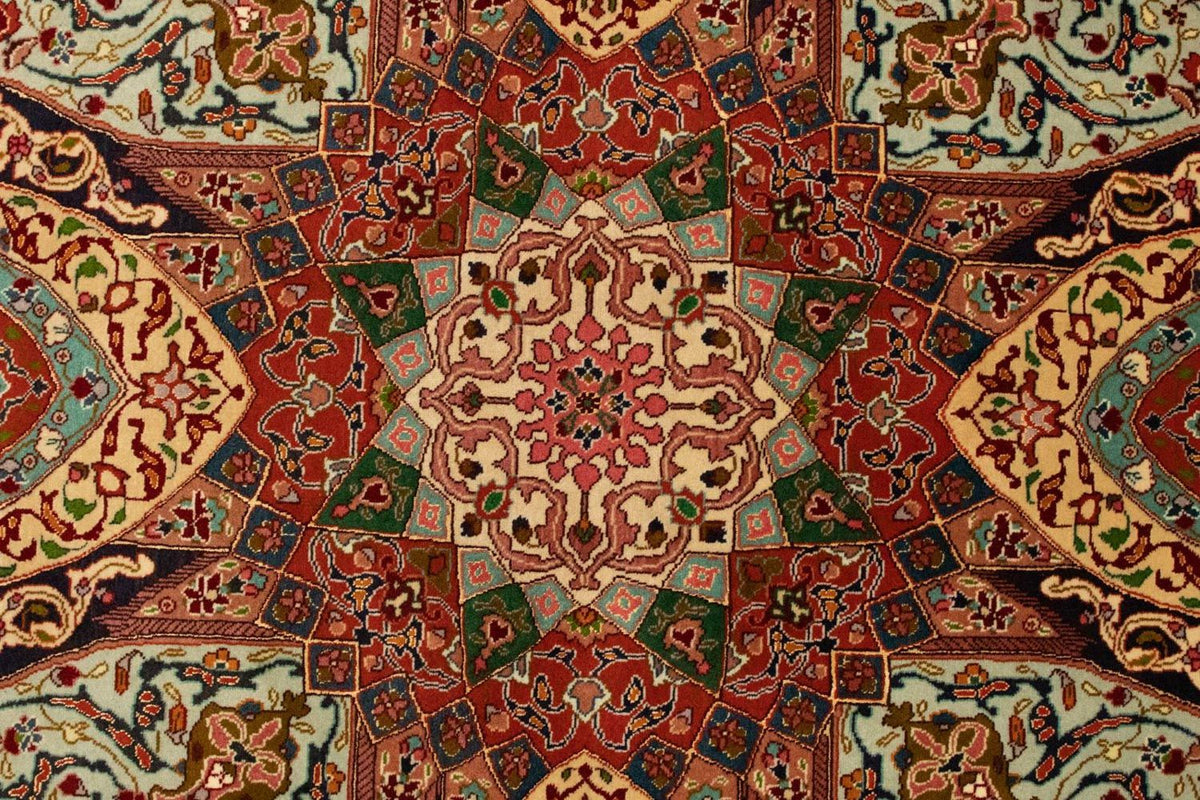 Dywan perski - Tabriz - Królewski - 151 x 102 cm - wielokolorowy
