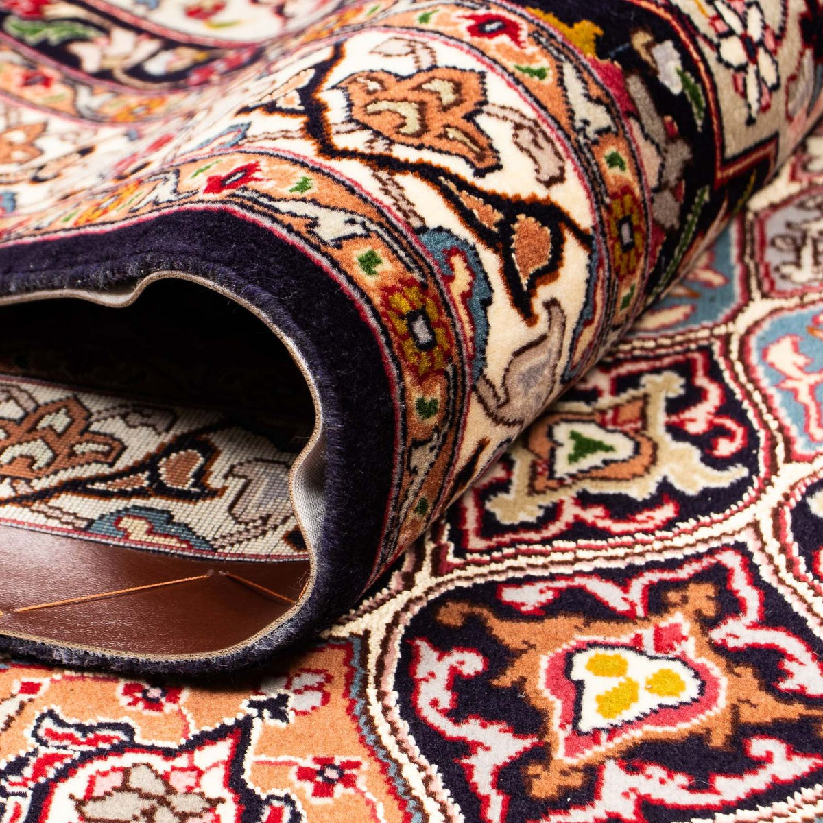 Dywan perski - Tabriz - Królewski - 388 x 298 cm - wielokolorowy