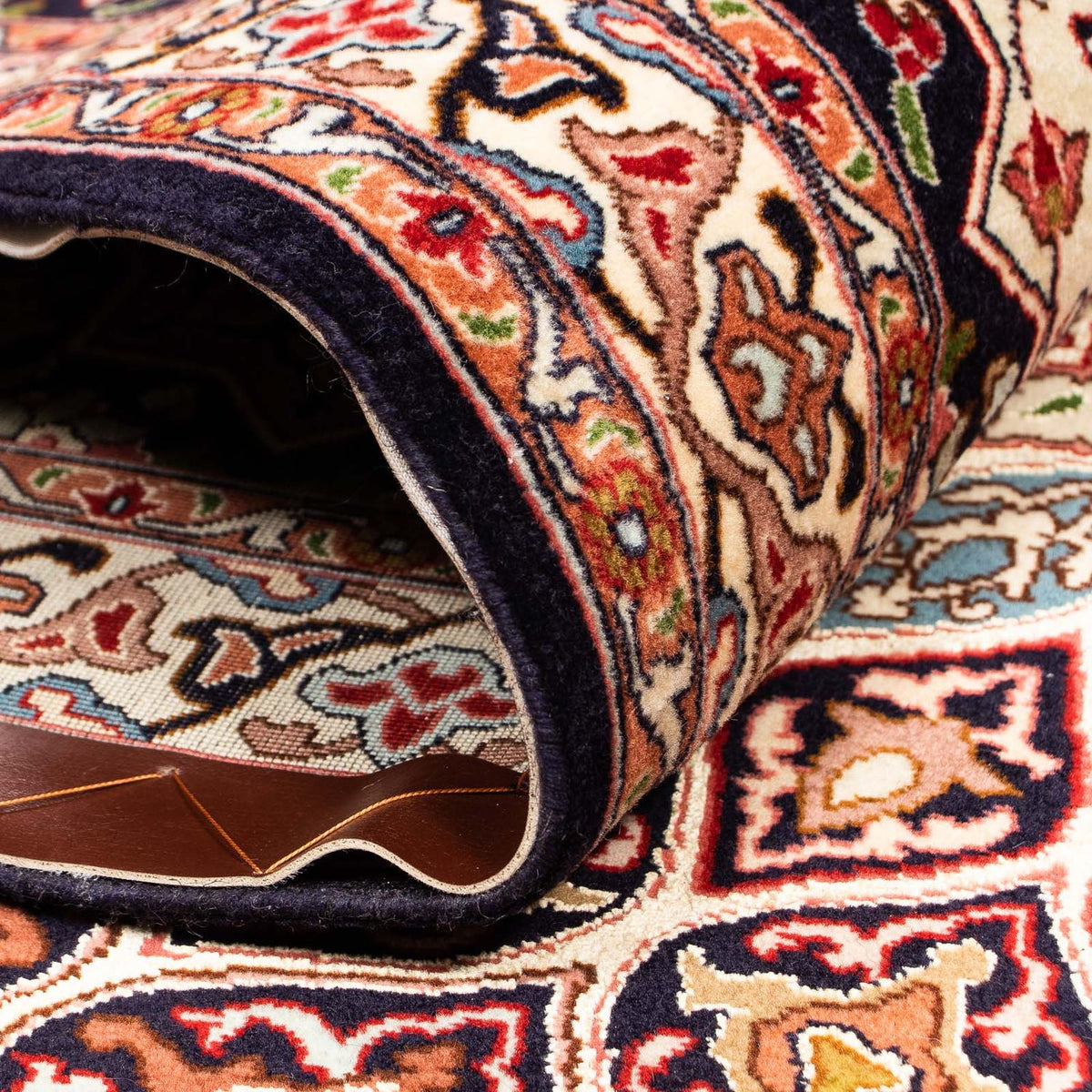 Dywan perski - Tabriz - Królewski - 398 x 298 cm - wielokolorowy