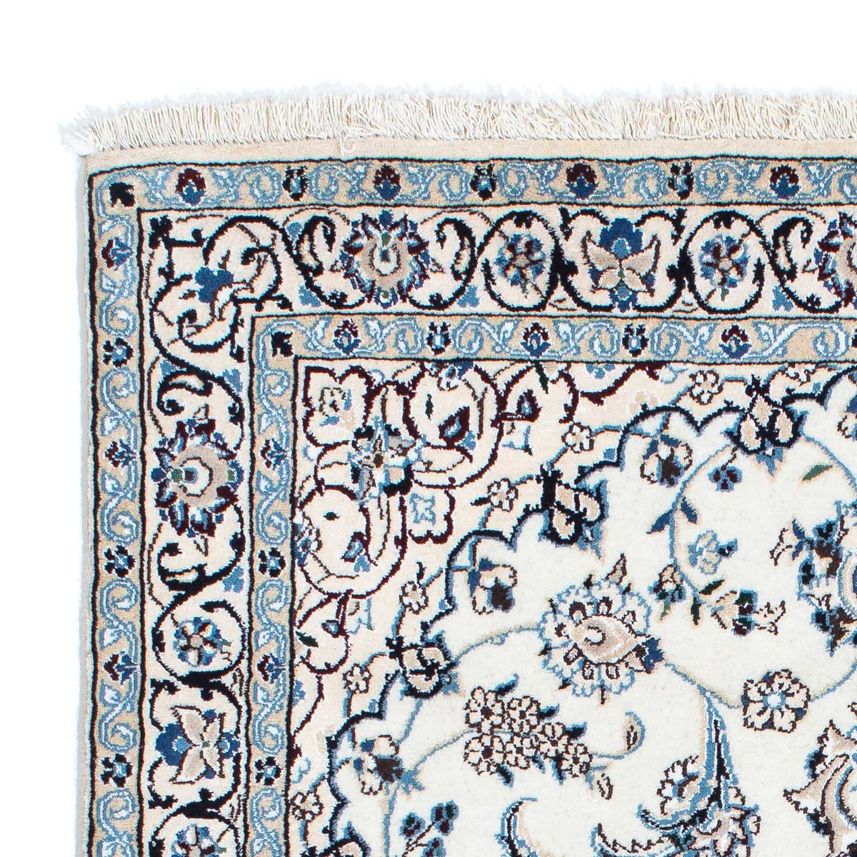 Dywan perski - Nain - Królewski - 176 x 113 cm - beżowy