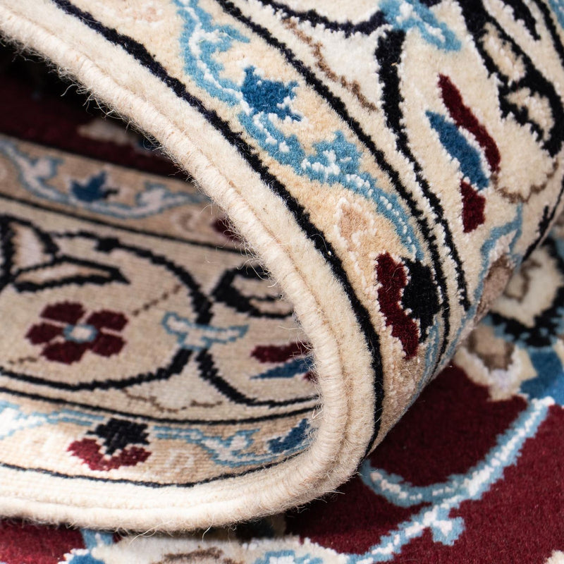 Dywan perski - Nain - Królewski - 182 x 110 cm - ciemna czerwień